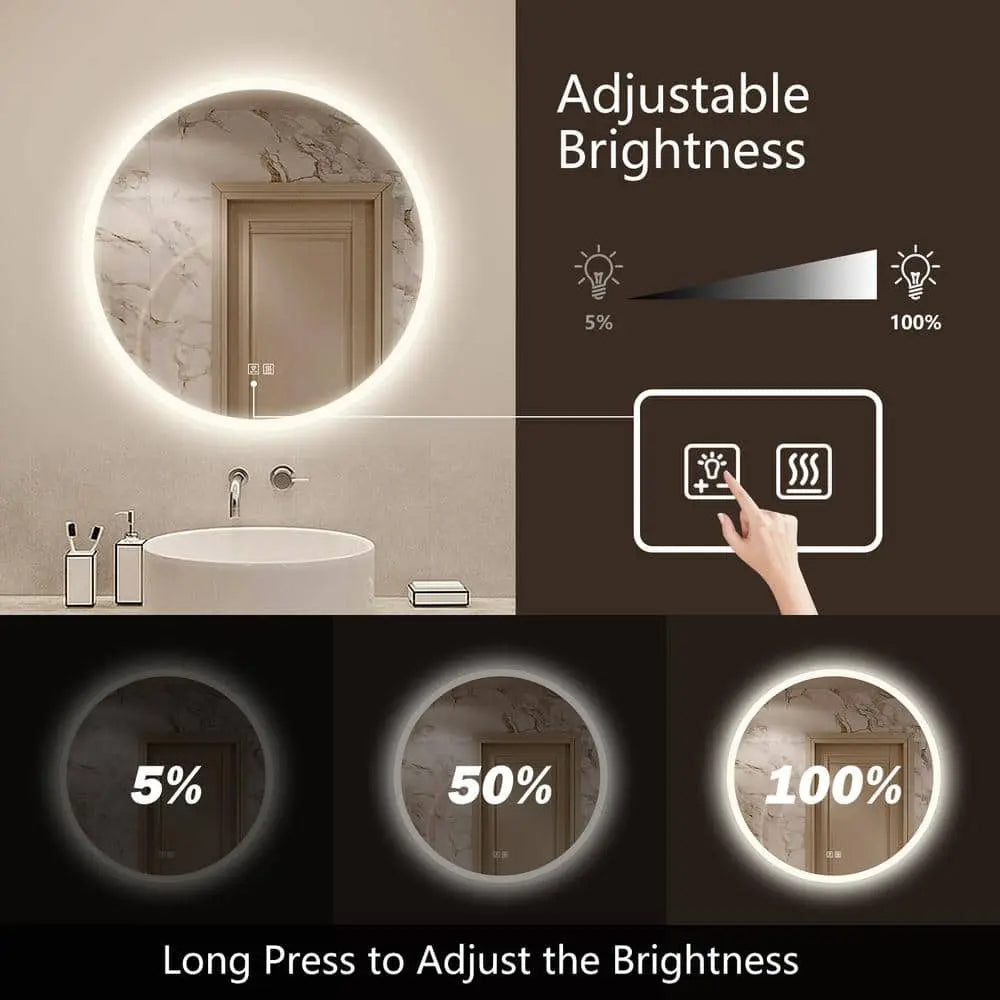 Round LED Vanity Mirror