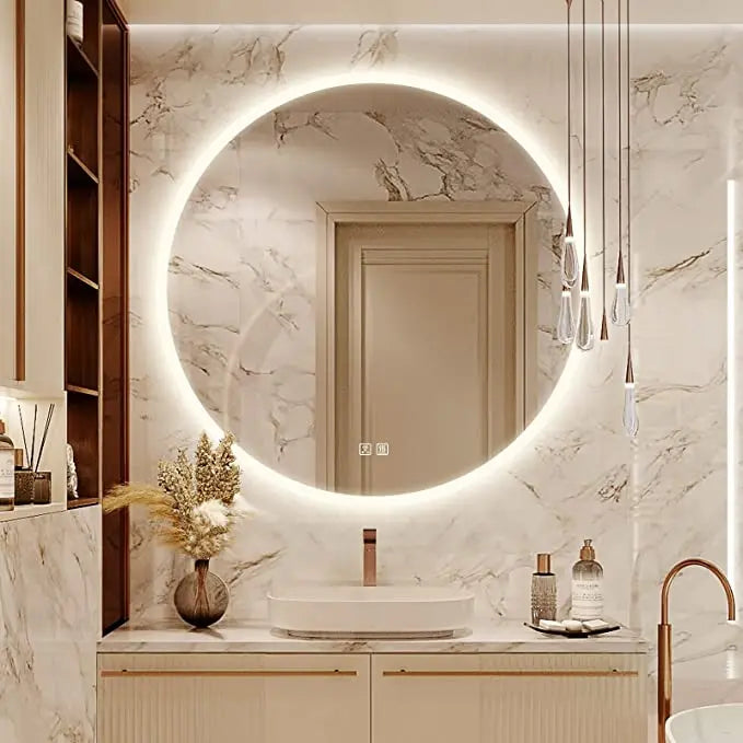 Round LED Vanity Mirror — 40 inch