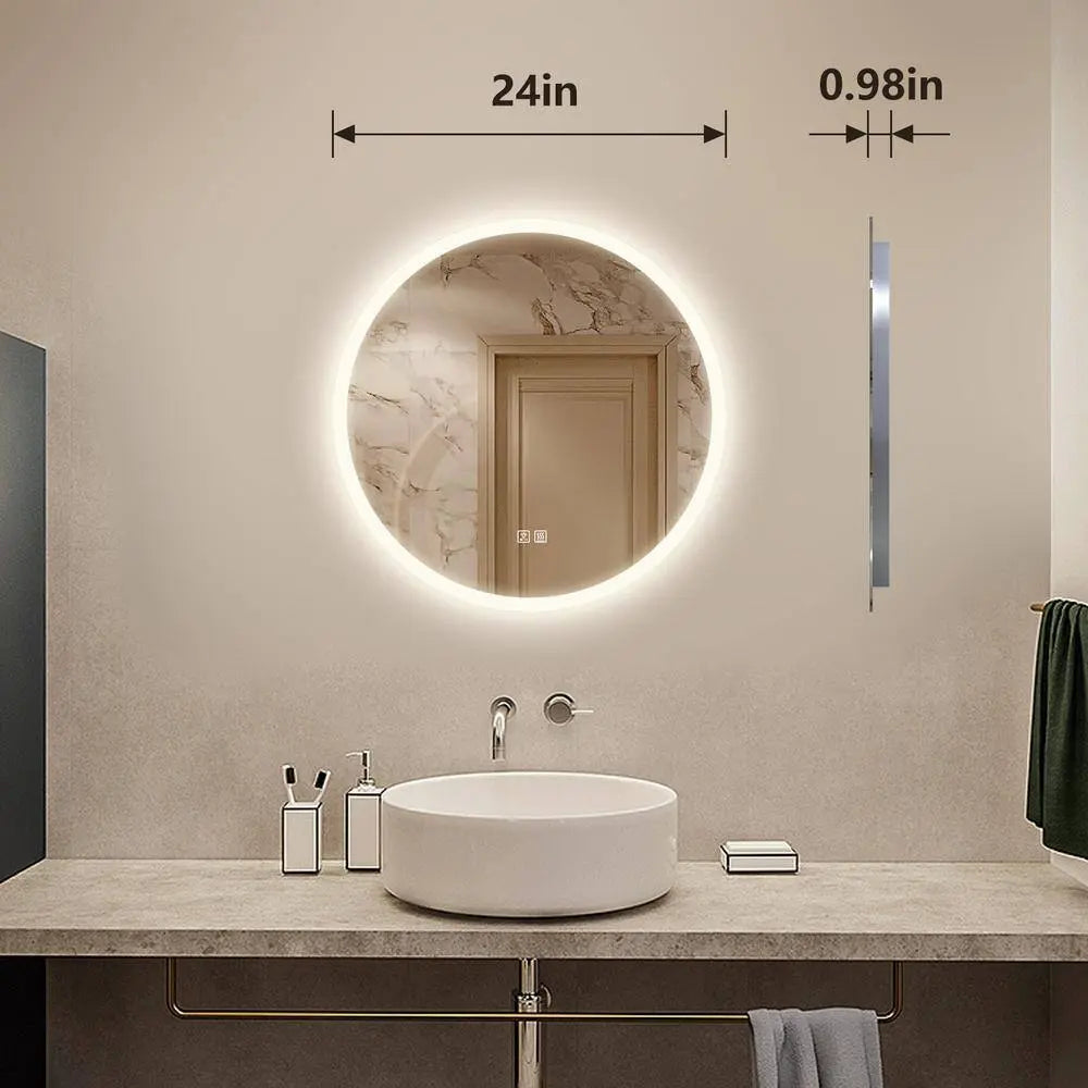 Round LED Vanity Mirror