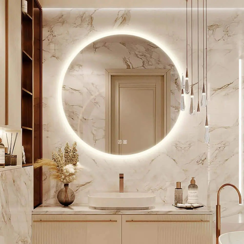 Round LED Vanity Mirror — 36 inch