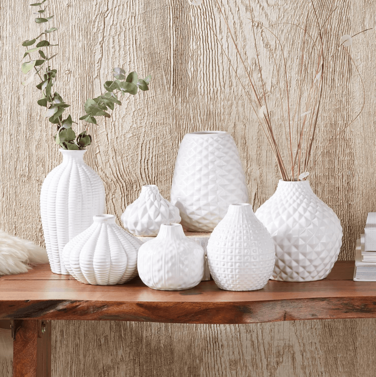 Whitney Textured Ceramic Vase