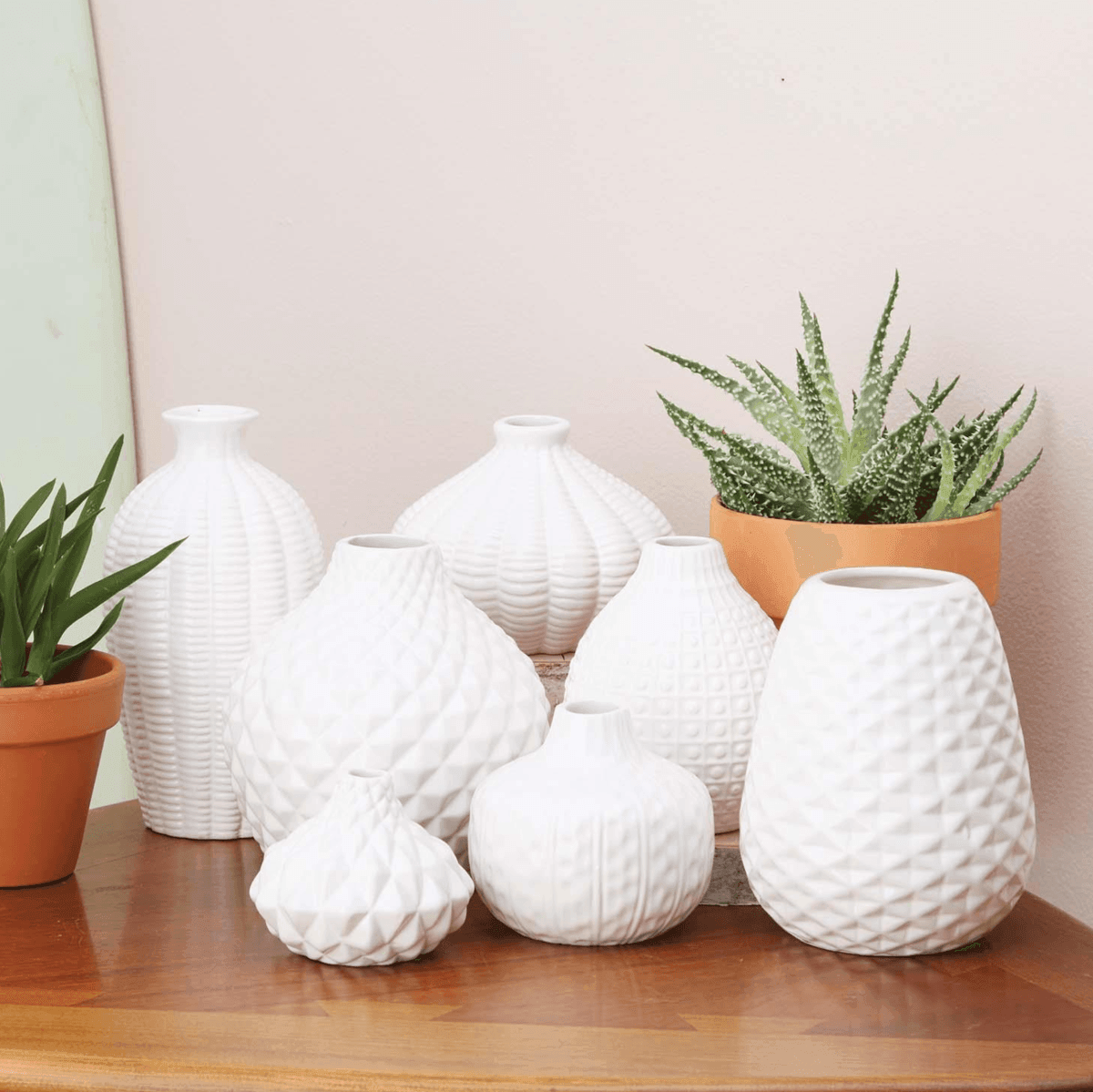 Whitney Textured Ceramic Vase