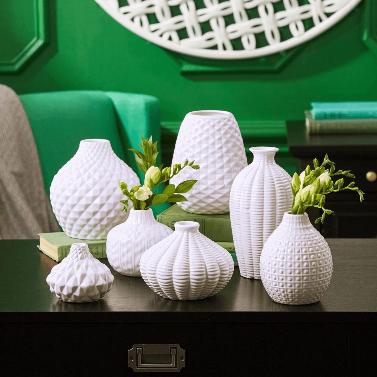 Whitney Textured Ceramic Vase