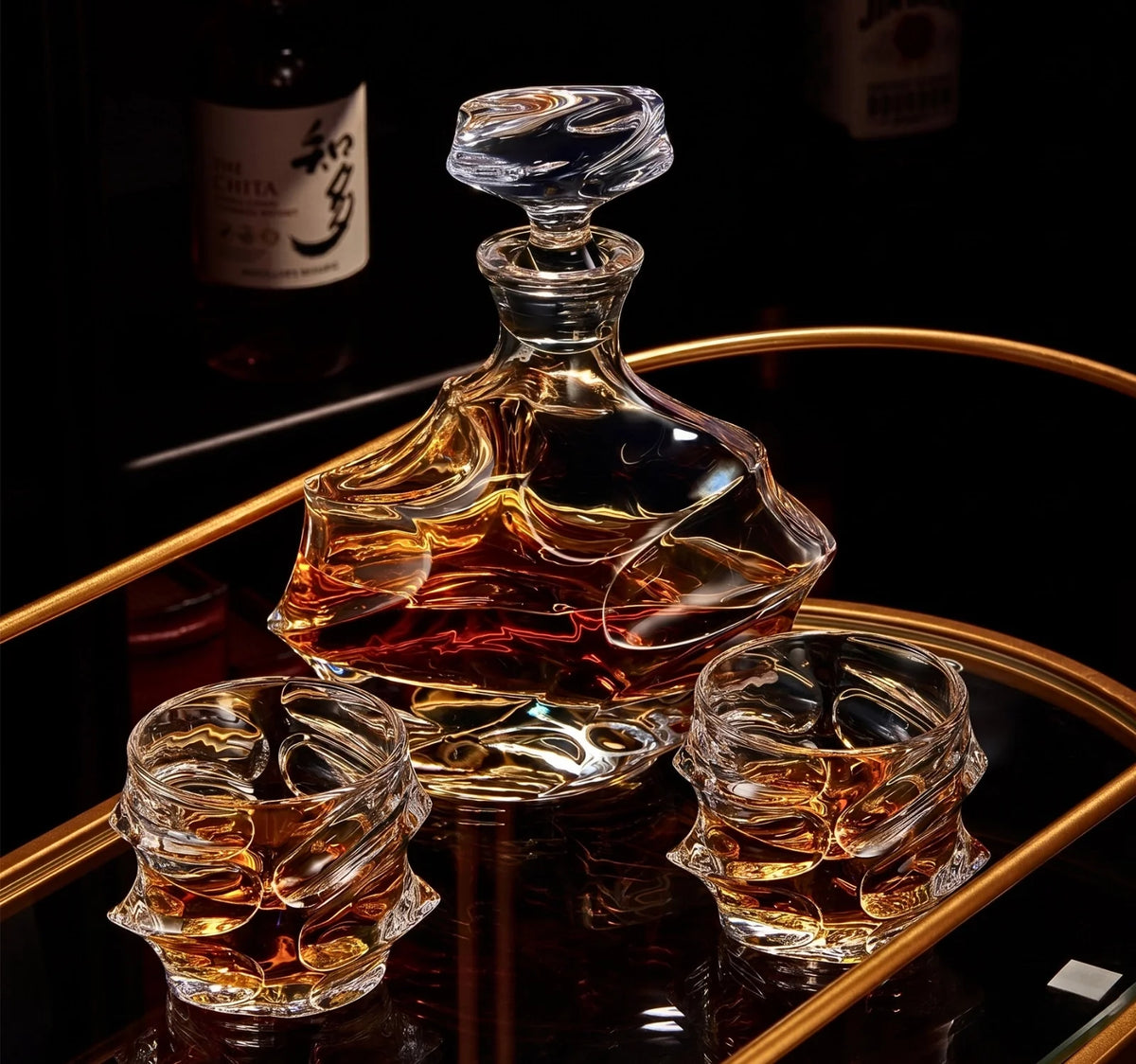 Storm Crystal Whisky Glasses