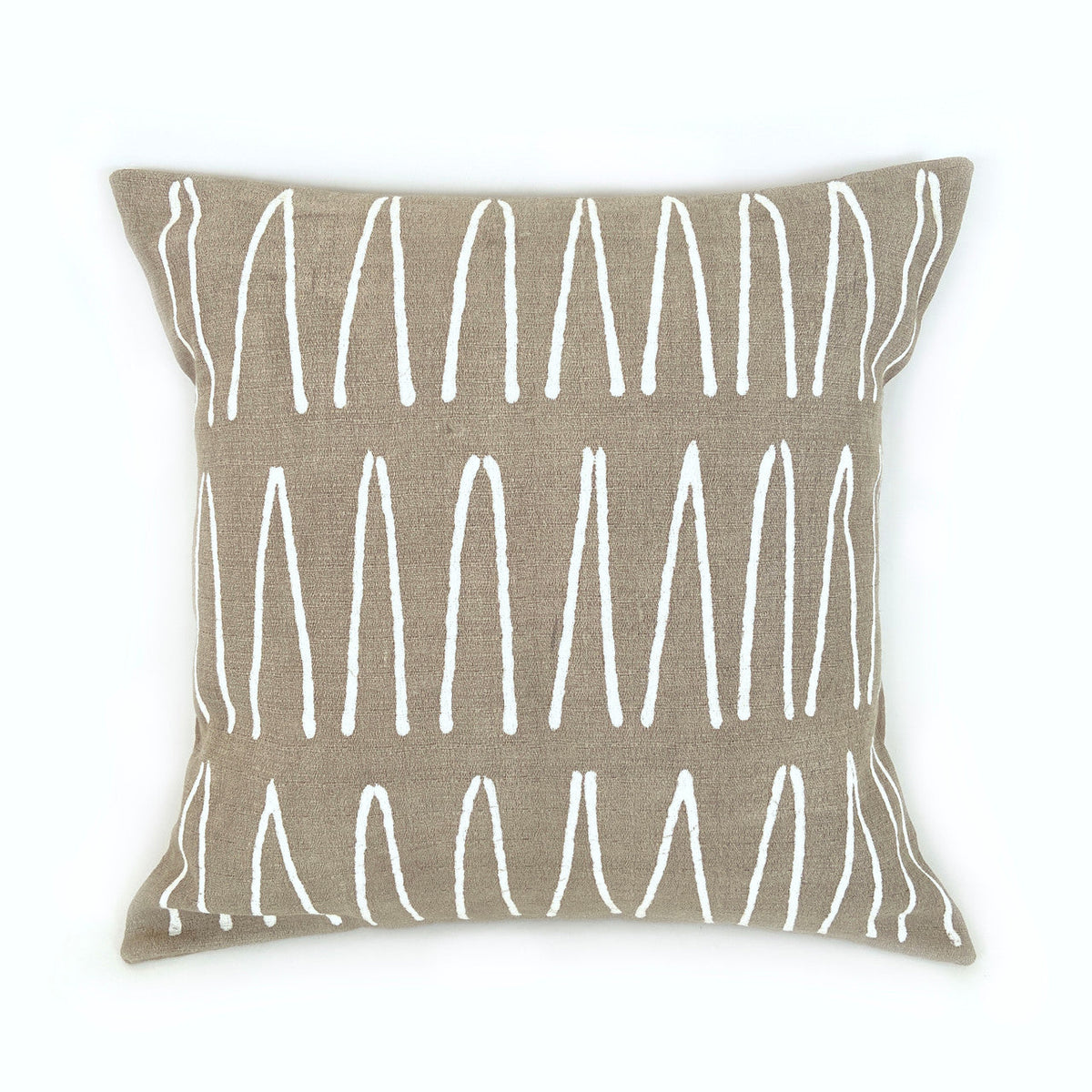 Sadza Lines Pillow Cover — Beige