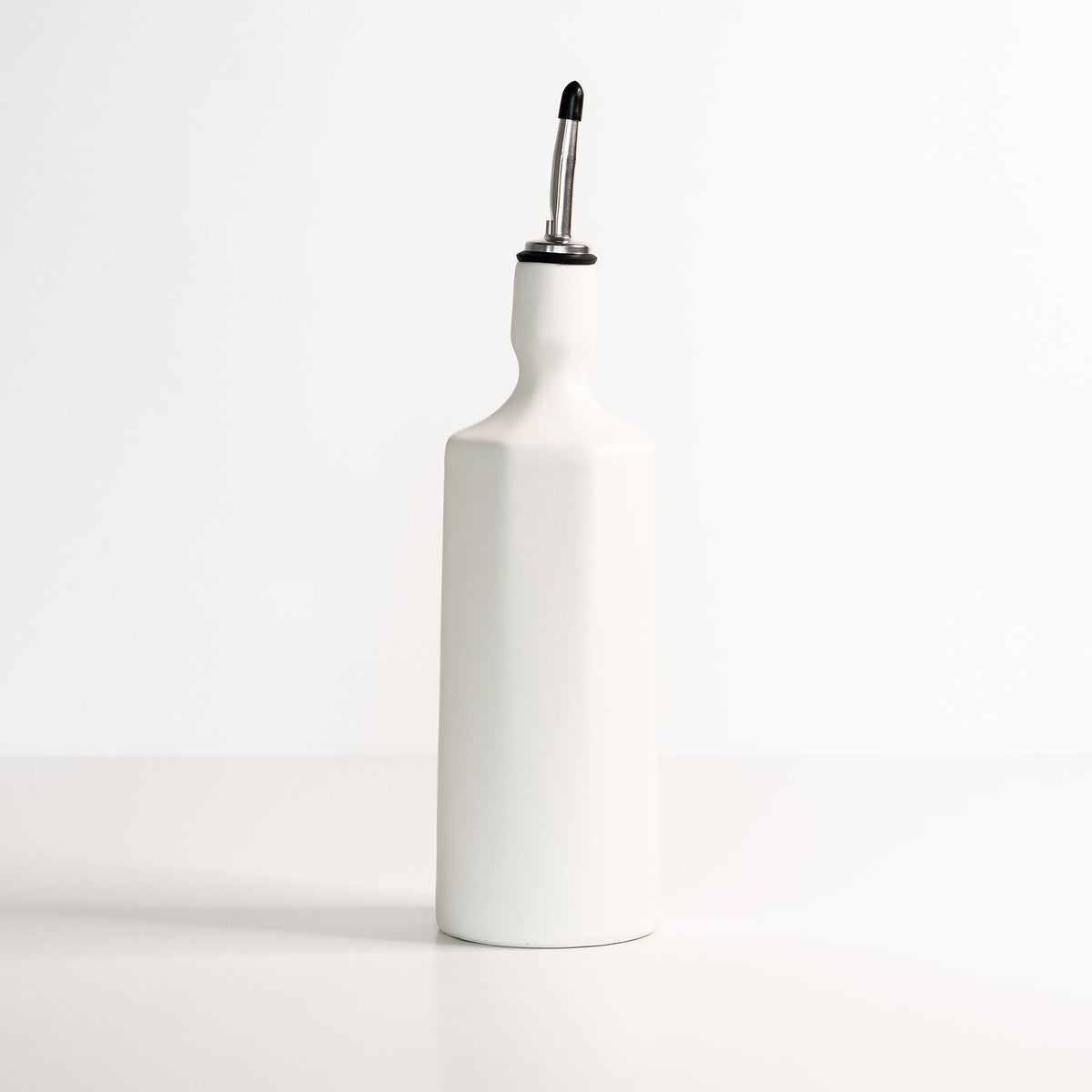 Elixir Porcelain Oil Dispenser — Silk White