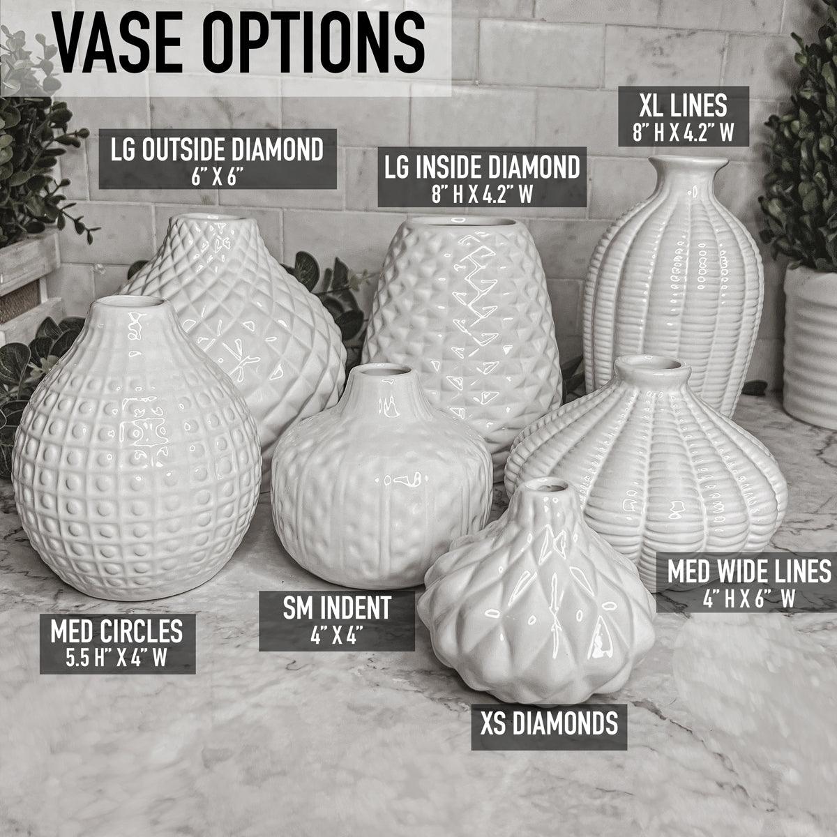 Whitney Textured Ceramic Vase