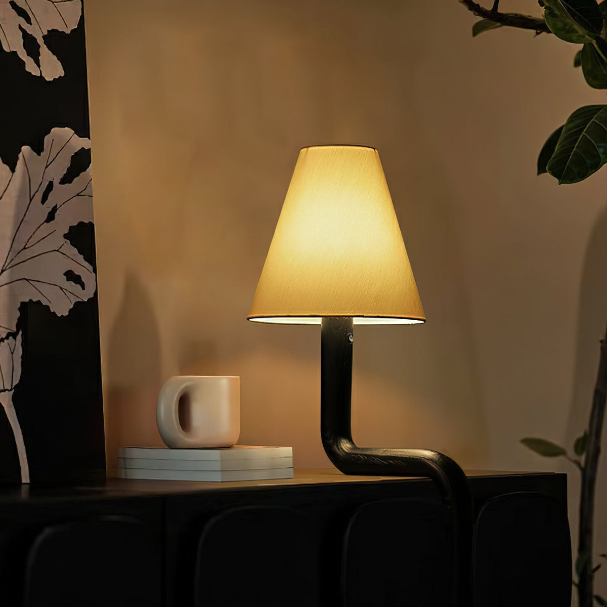 Velora Bentwood Table Lamp