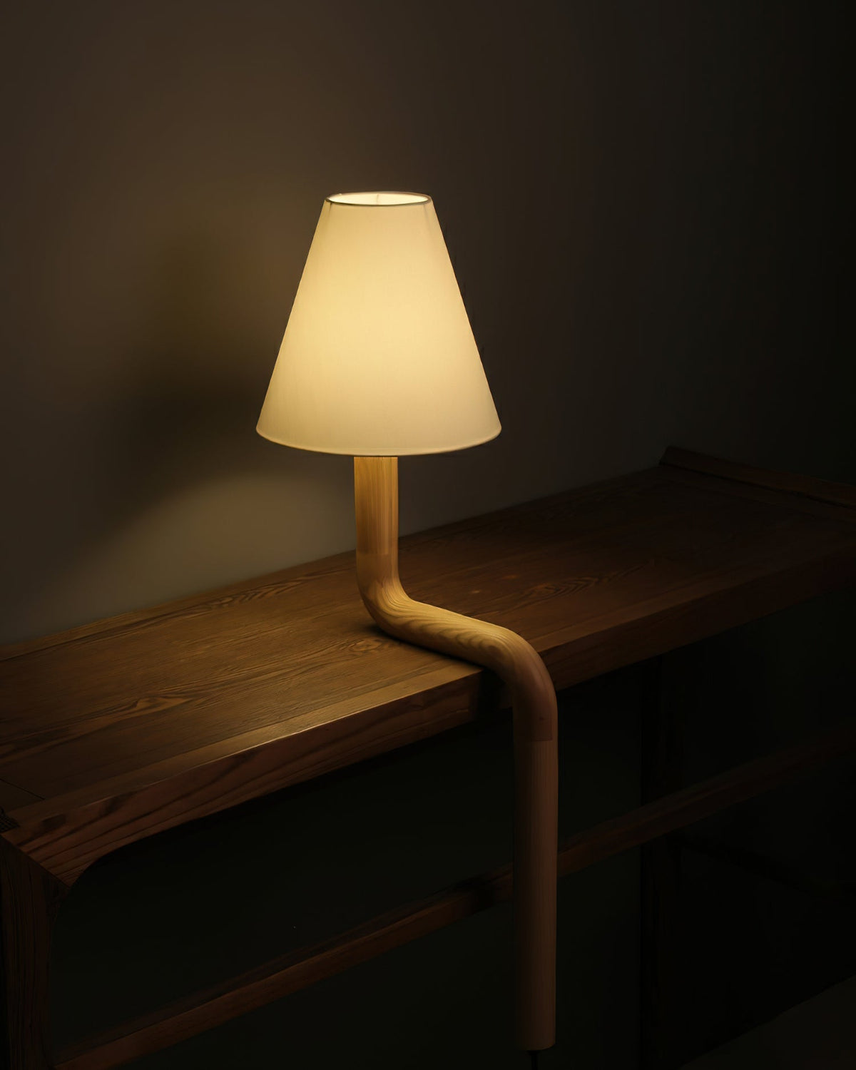 Velora Bentwood Table Lamp