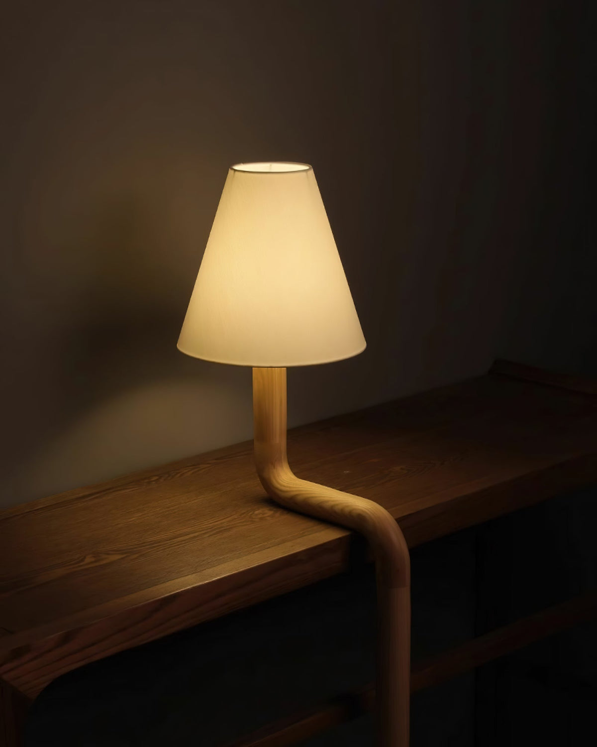 Velora Bentwood Table Lamp