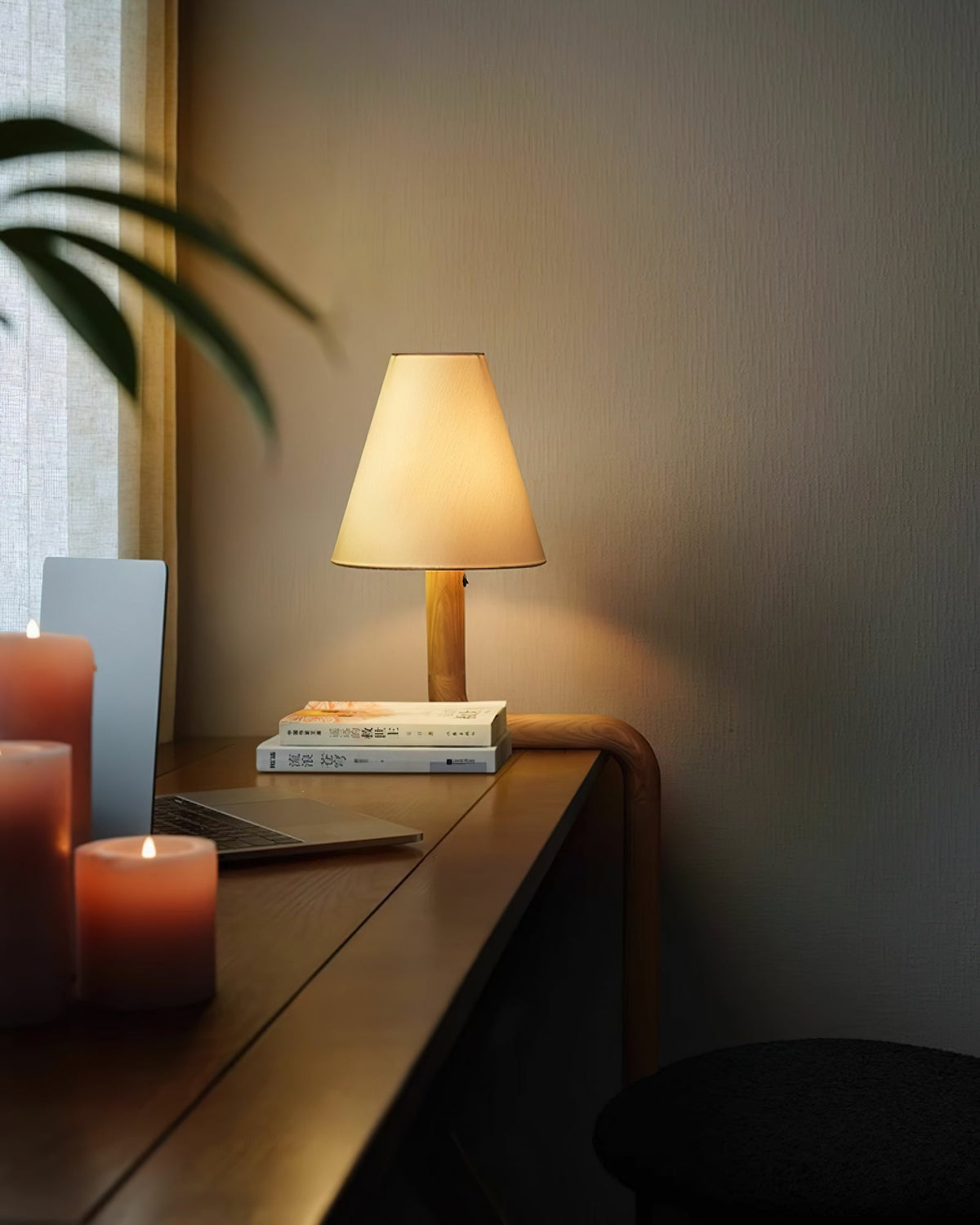 Velora Bentwood Table Lamp