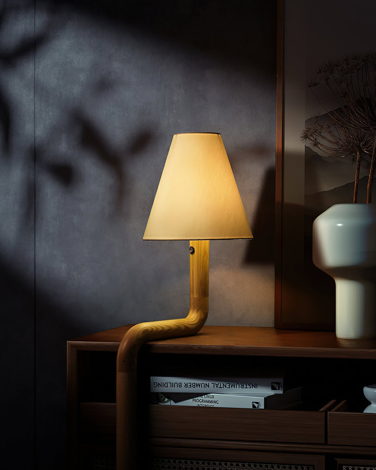 Velora Bentwood Table Lamp