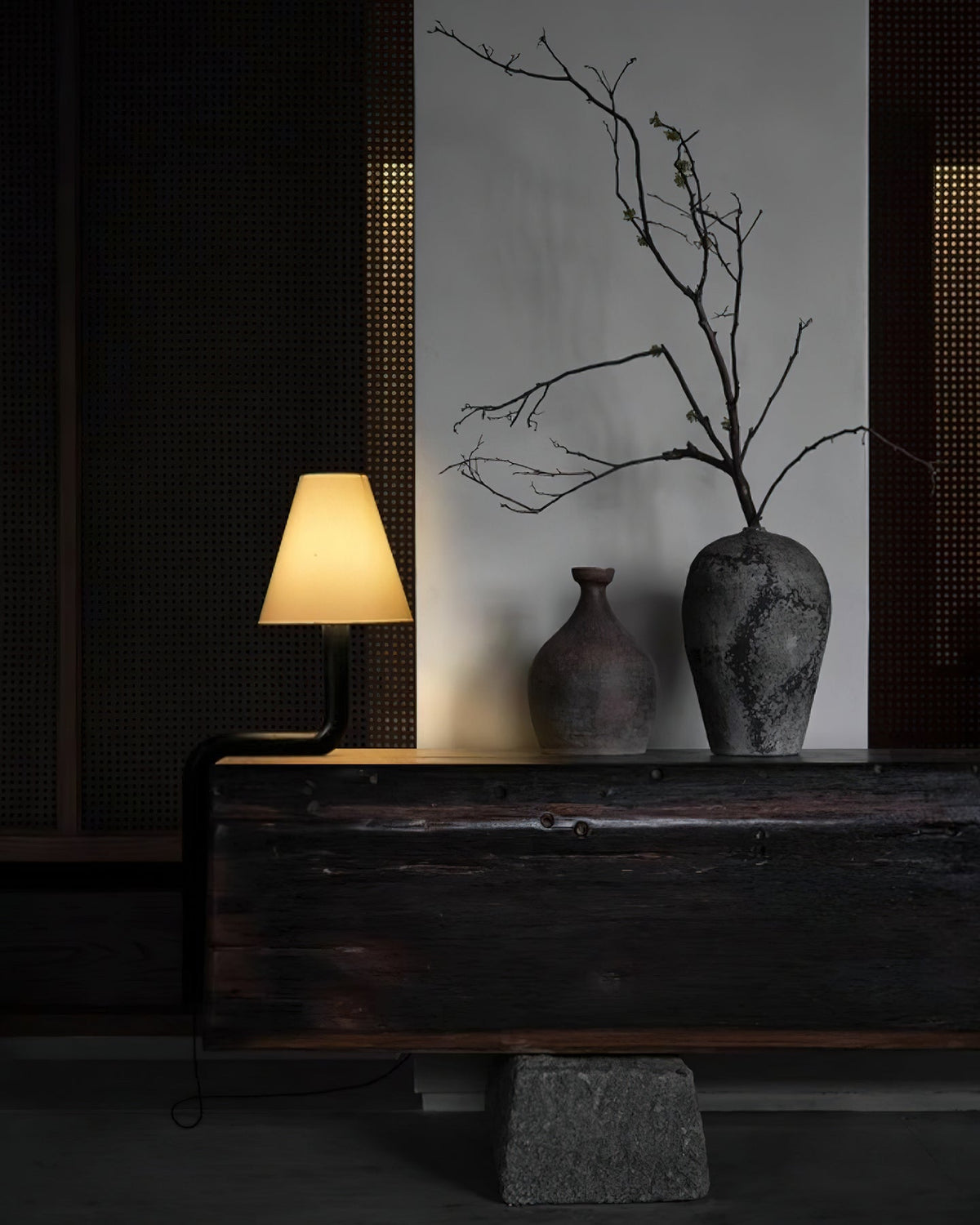 Velora Bentwood Table Lamp