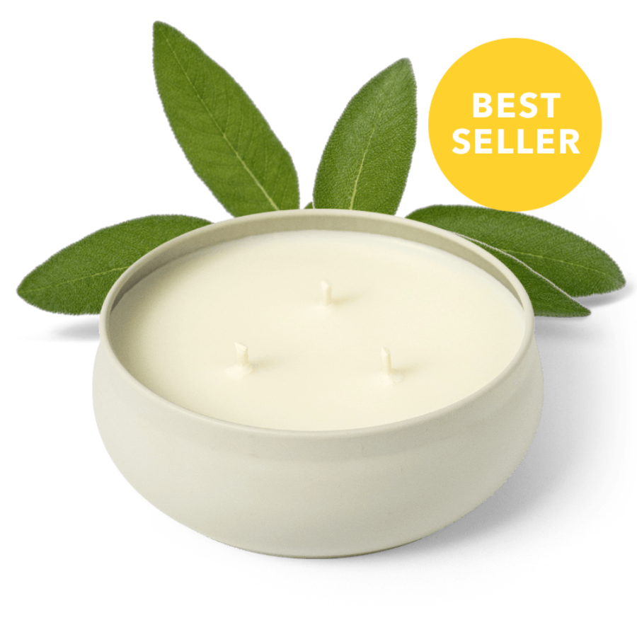 Woodland Sage Three-Wick Candle