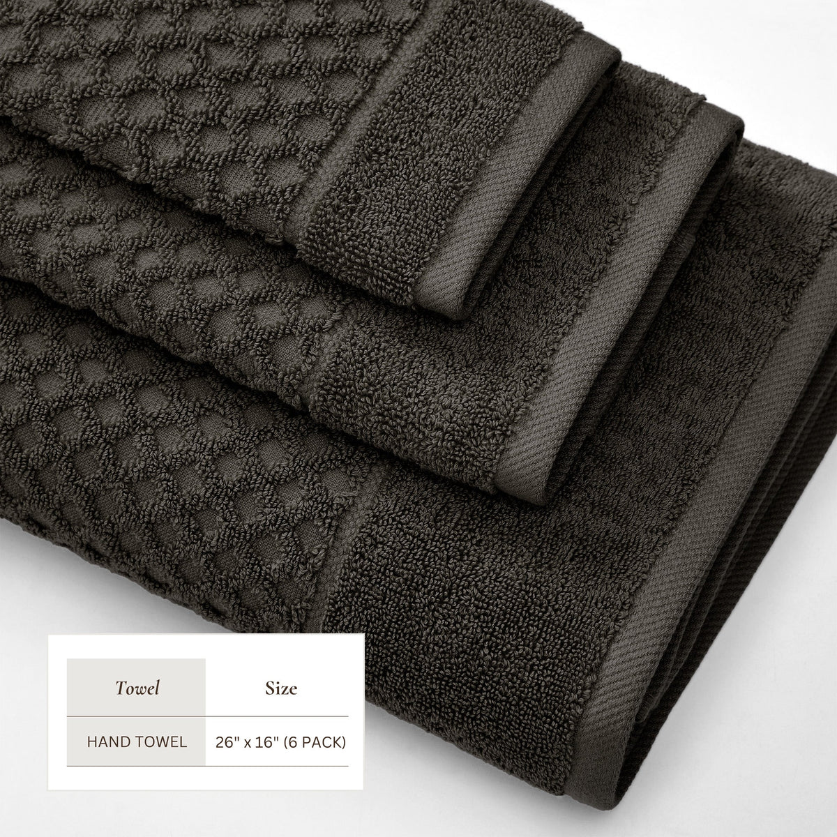 Grayson Diamond Waffle Cotton Towels