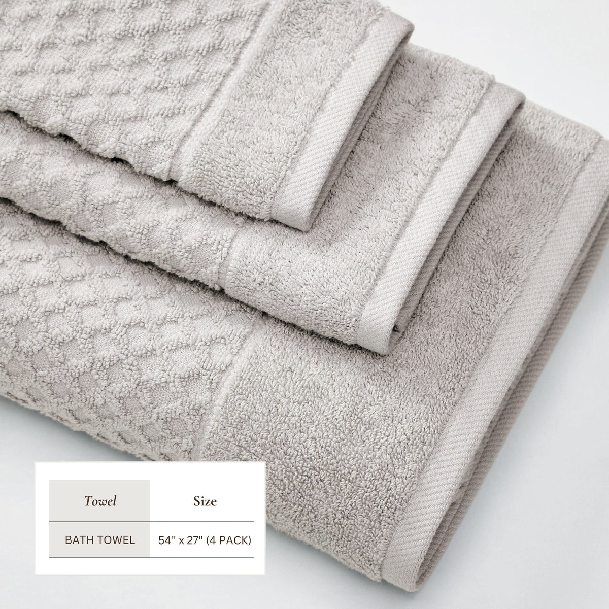 Grayson Diamond Waffle Cotton Towels