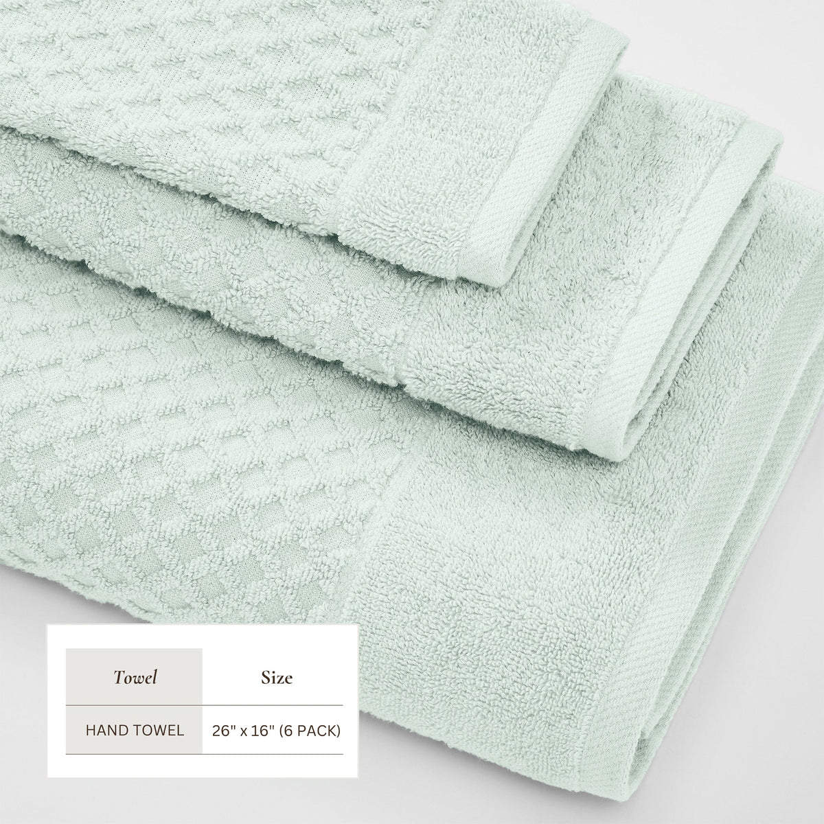 Grayson Diamond Waffle Cotton Towels