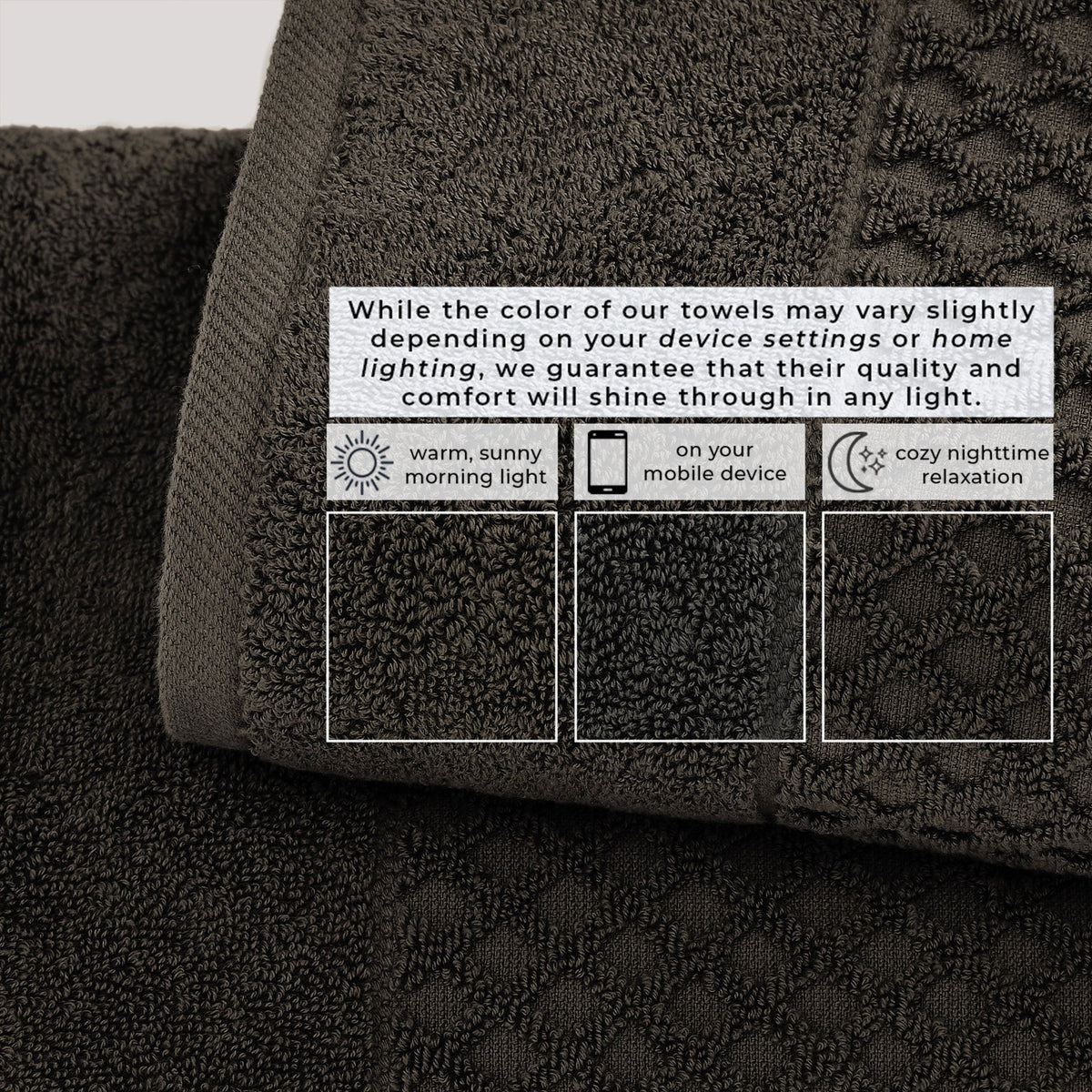 Grayson Diamond Waffle Cotton Towels