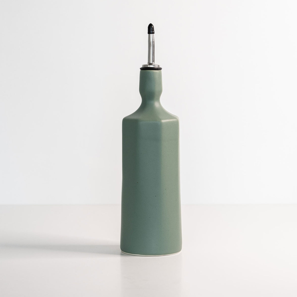 Elixir Porcelain Oil Dispenser — Rosemary Green
