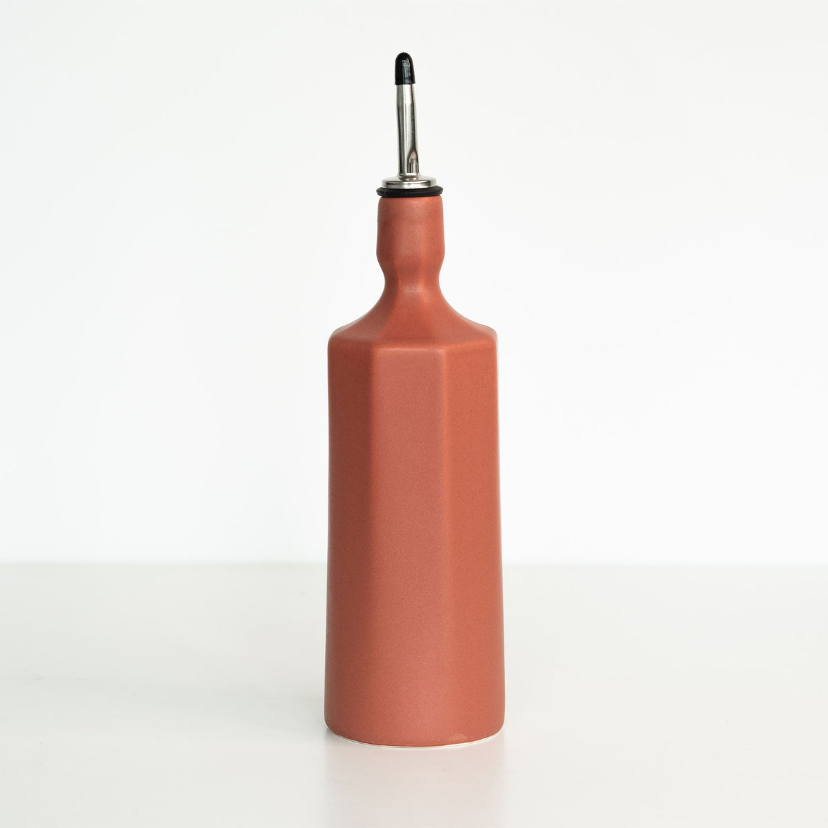 Elixir Porcelain Oil Dispenser — Terracotta Red
