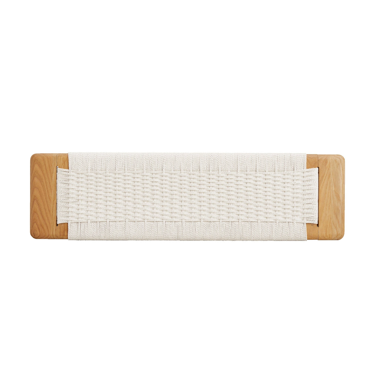 Oak & Cane Dining Bench