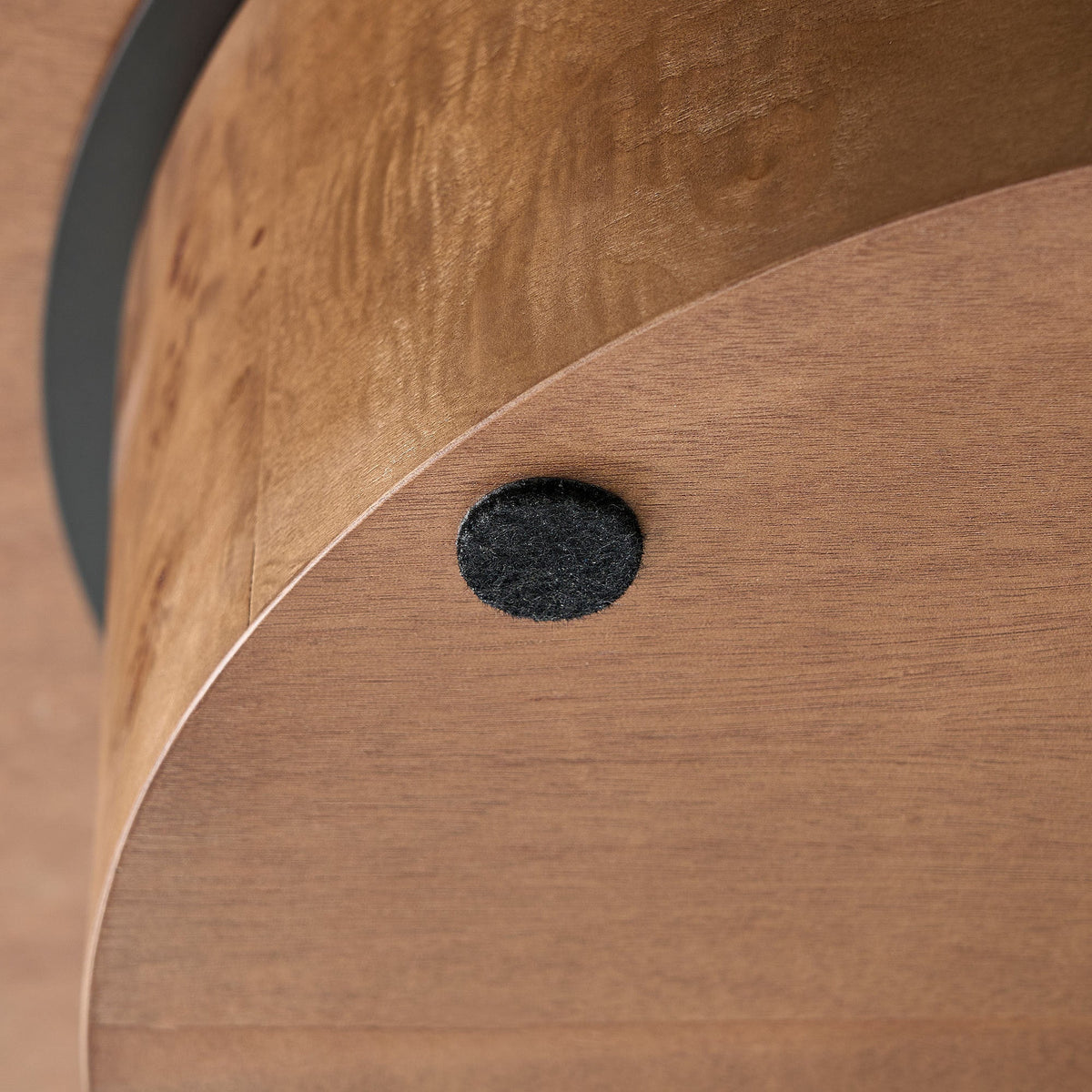 Walnut Burl Pedestal Coffee Table