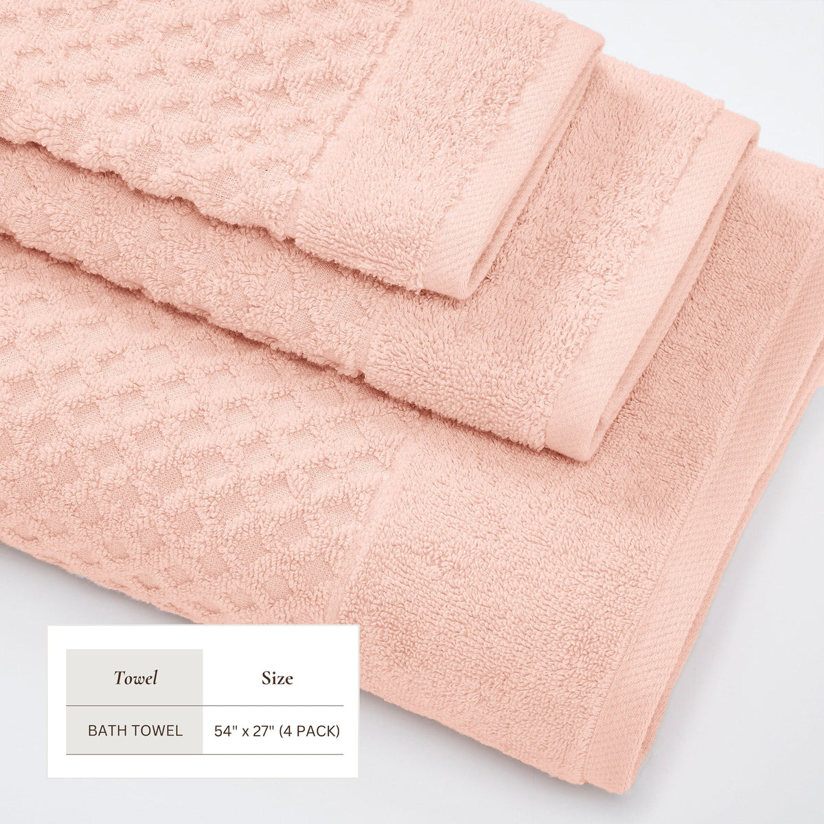 Grayson Diamond Waffle Cotton Towels