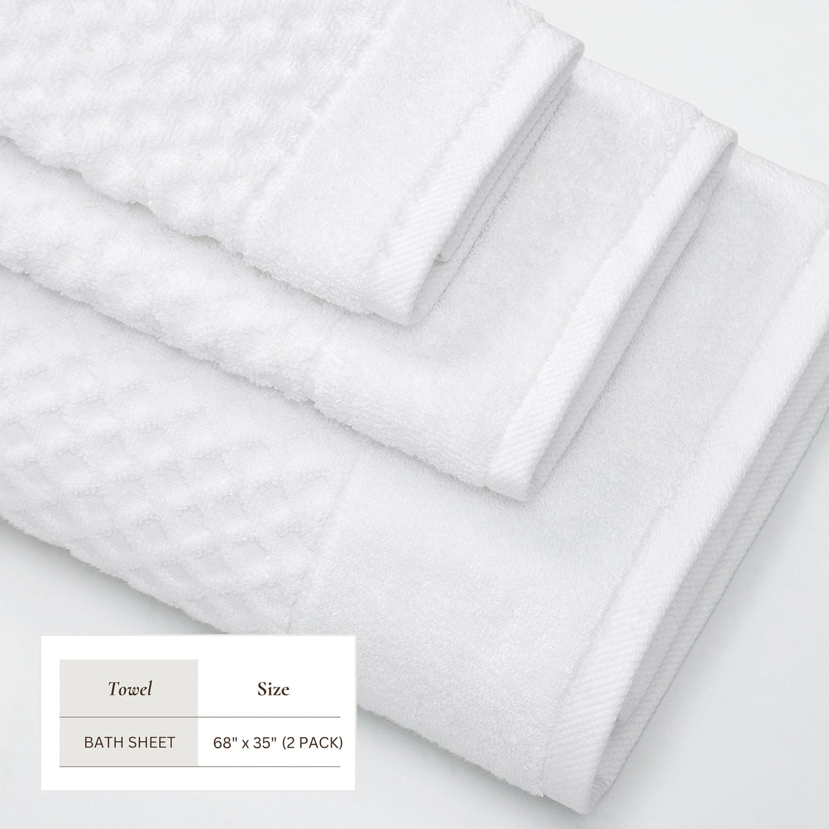 Grayson Diamond Waffle Cotton Towels