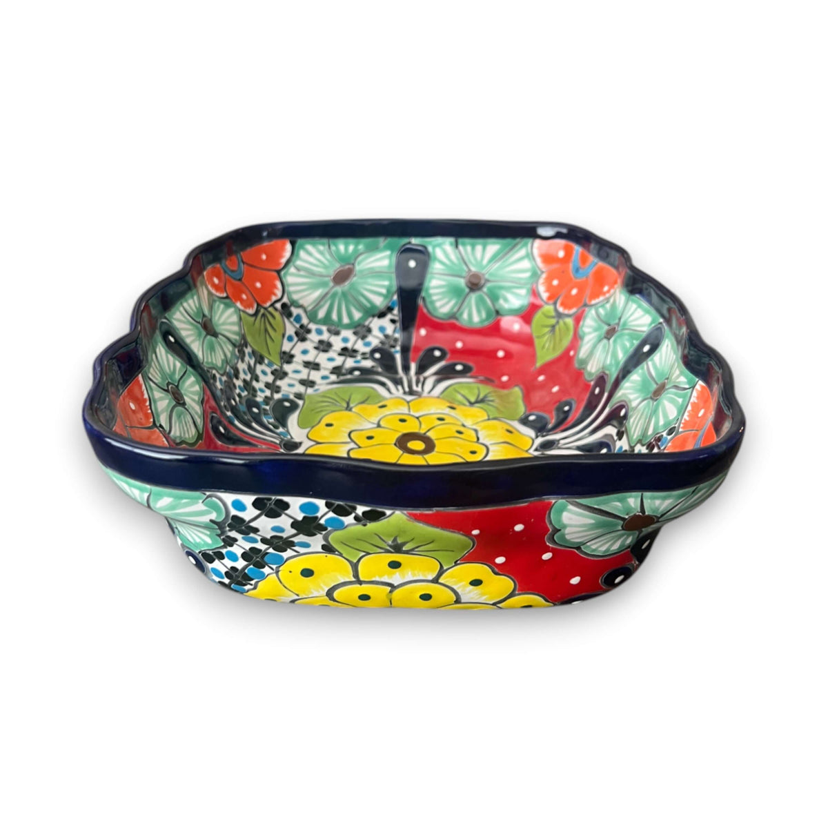 Talavera Hand-Painted Serving Dish