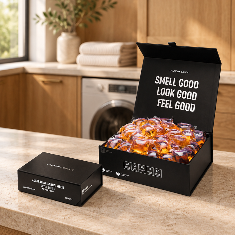 Laundry Sauce Pods & Dryer Sheets Bundle