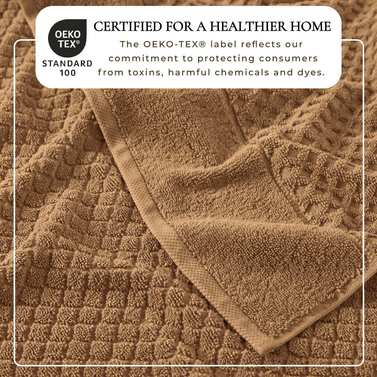 Grayson Diamond Waffle Cotton Towels