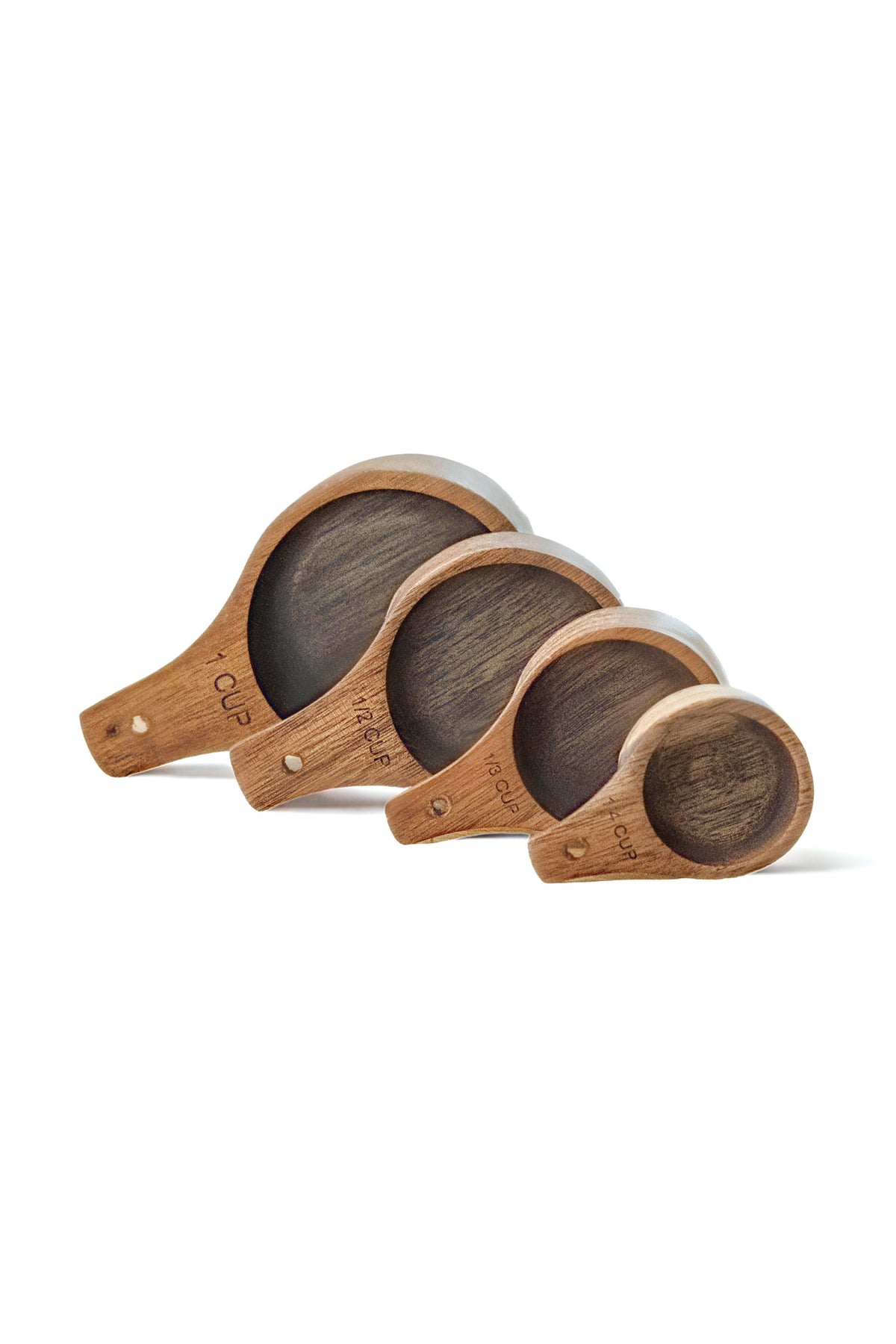 Wooden Measuring Cups — Set of Four