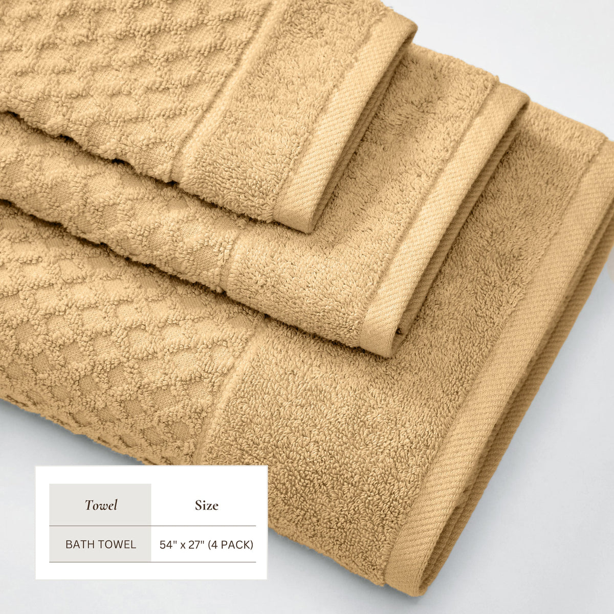 Grayson Diamond Waffle Cotton Towels