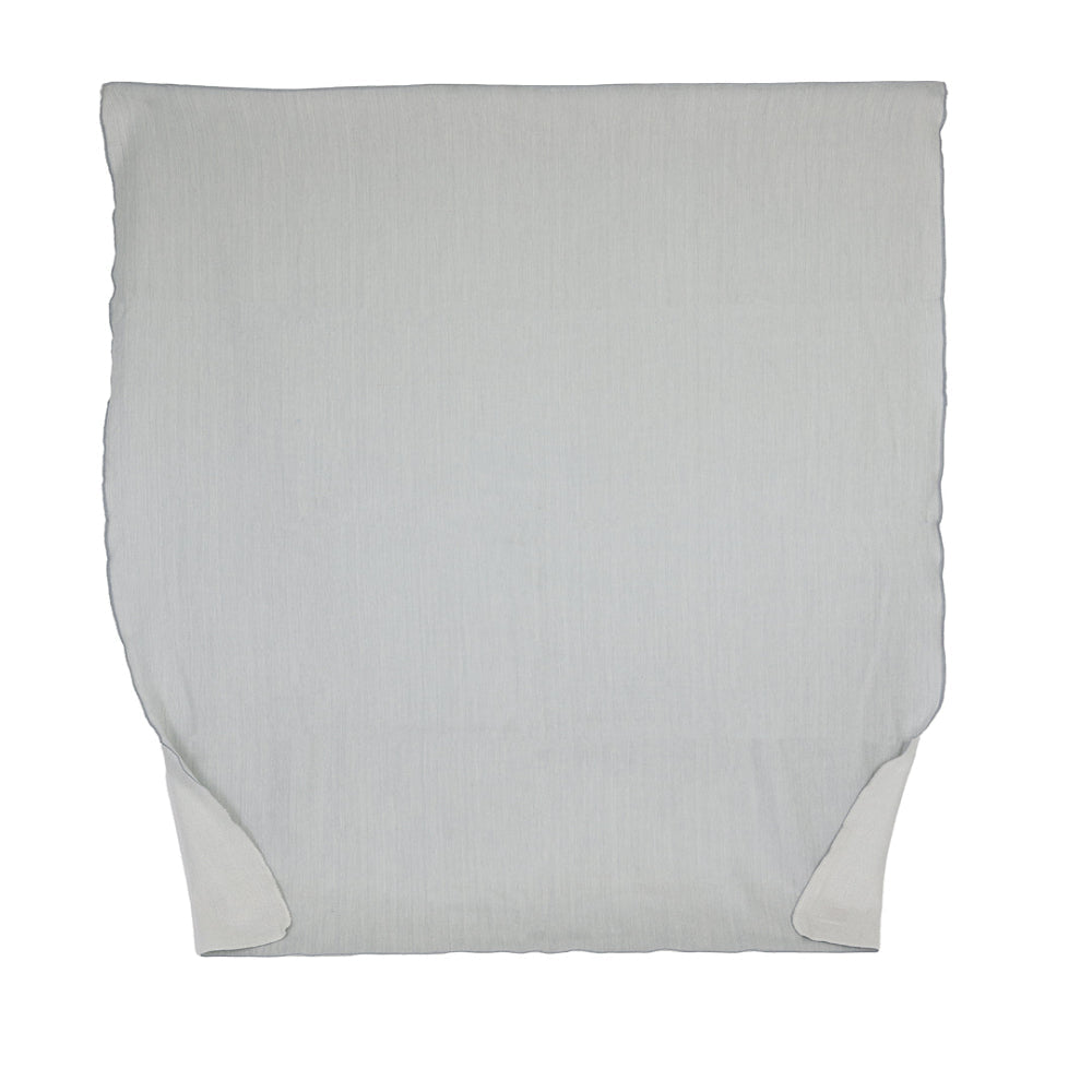 Kani Reversible Alpaca Throw — Gray & White