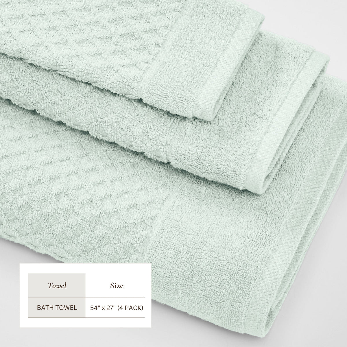 Grayson Diamond Waffle Cotton Towels