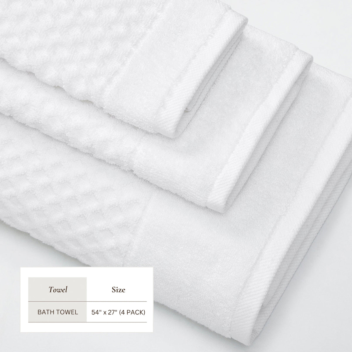 Grayson Diamond Waffle Cotton Towels