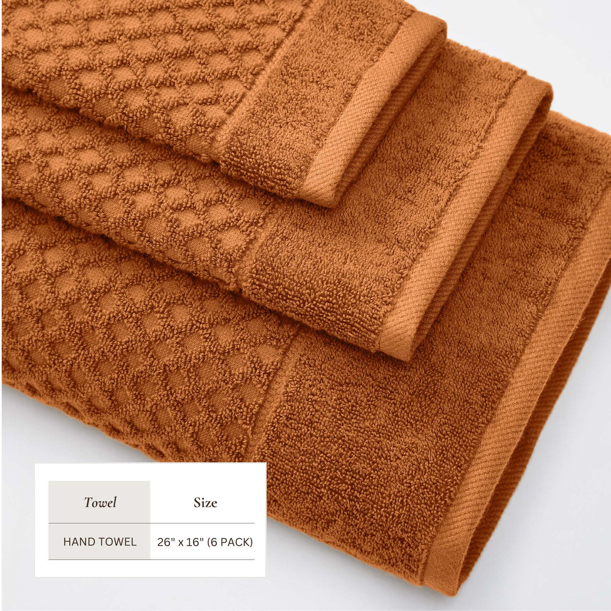 Grayson Diamond Waffle Cotton Towels